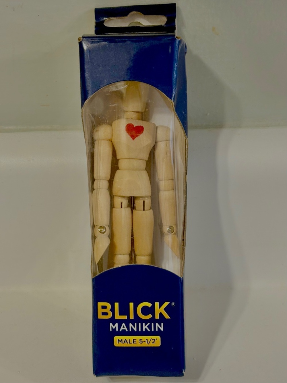 Blick Manikin Male 5-1/2 Poseable Art Drawing Tool Mannequin Articulated Wooden